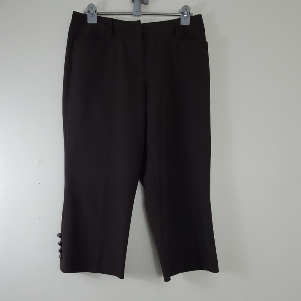 Dress Barn Brown Capris Size 10